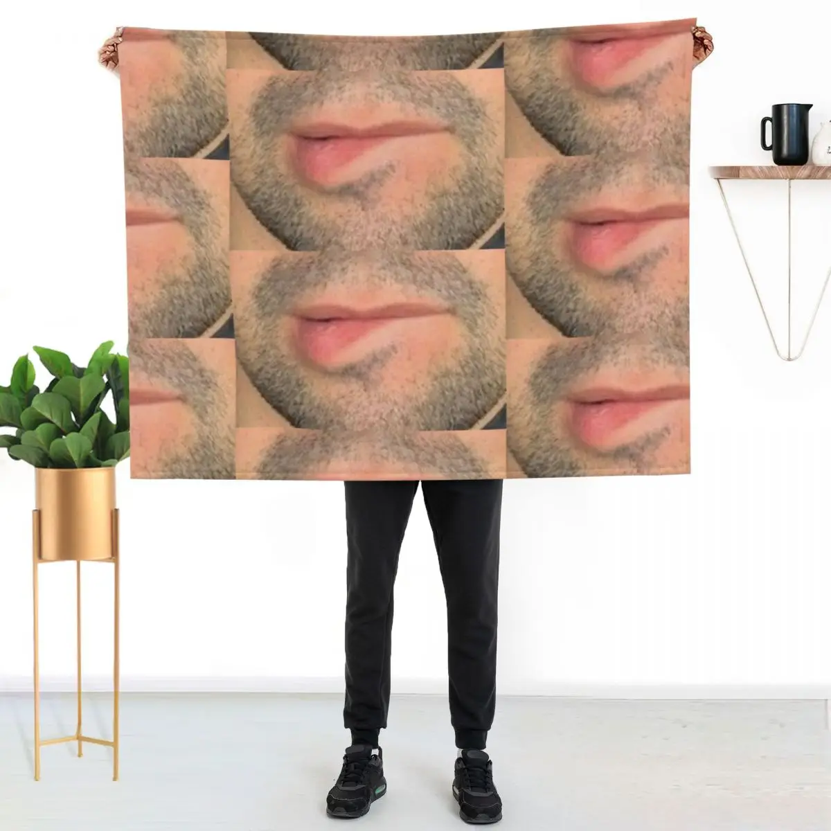 Lin manuel miranda lip bite Throw Blanket Sofas Blankets For Baby Decoratives Soft Big Sleeping Bag Soft Plush Plaid Blankets