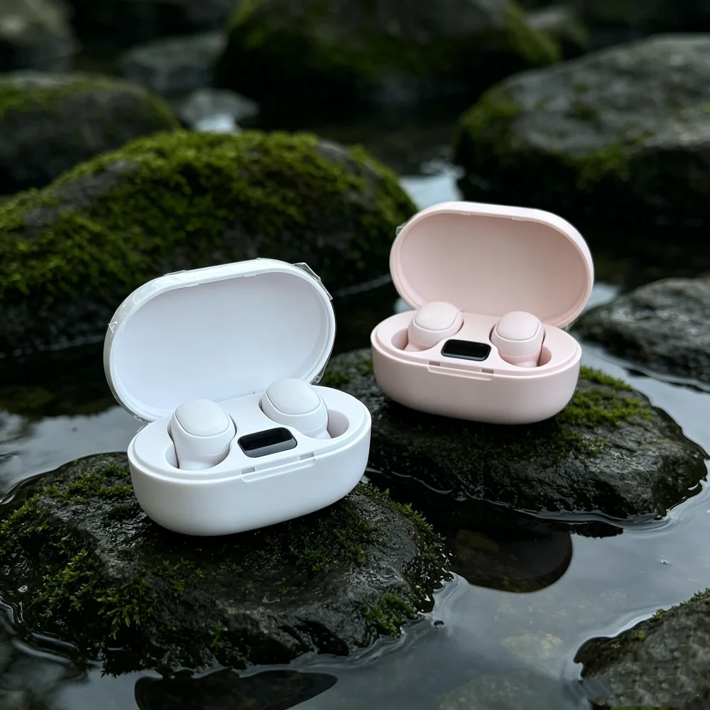 TWS Wireless Headphones Fone Bluetooth Earbuds Lightweight Bluetooth Headsets Distribute Weight Evenly To Prevent Neck Strain