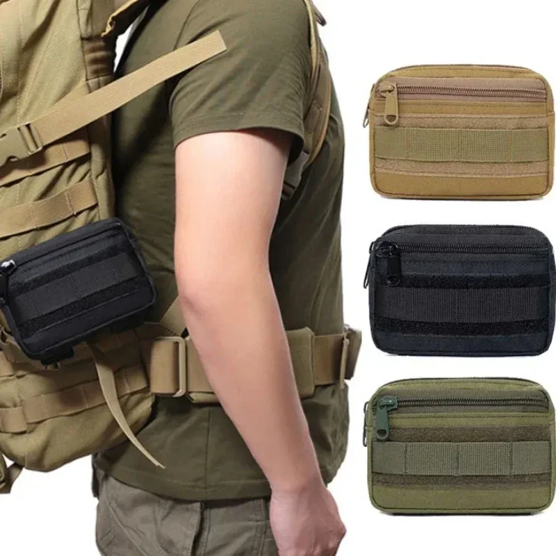 Tactical Molle Waist Bag Men Outdoor Camping Wallet Climbing Purse Fanny Pack Edc Phone Bag Nylon Hunting Belt Pouch