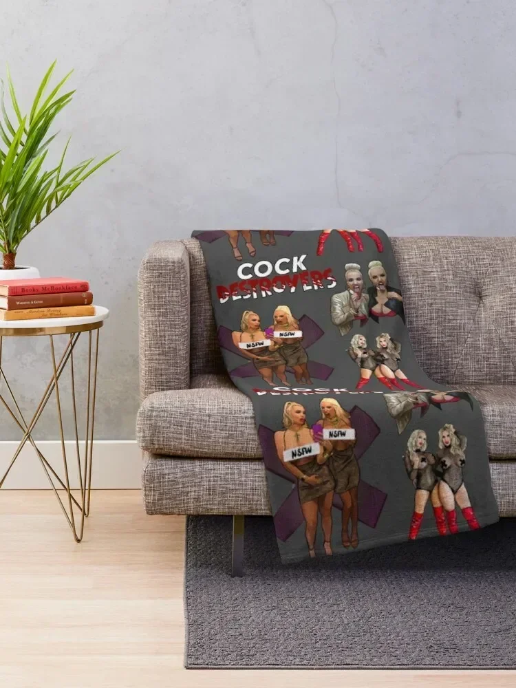 Cock Destroyers Pattern Pack Throw Blanket Winter beds christmas gifts Blankets