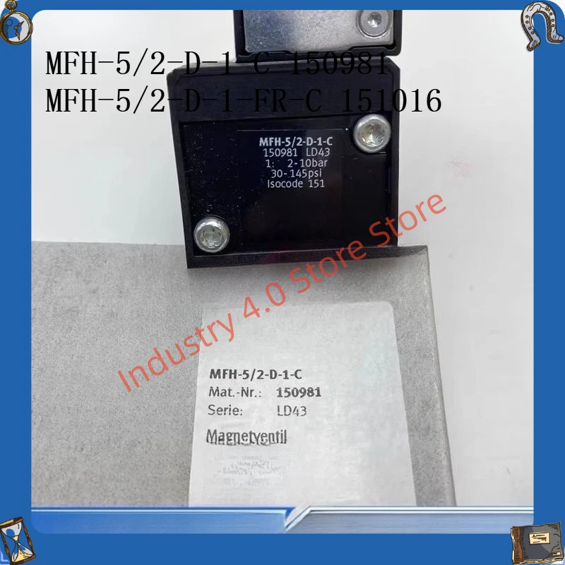

MFH-5/2-D-1-FR-C 150981 151016 Two-position five-way spot, solenoid valve