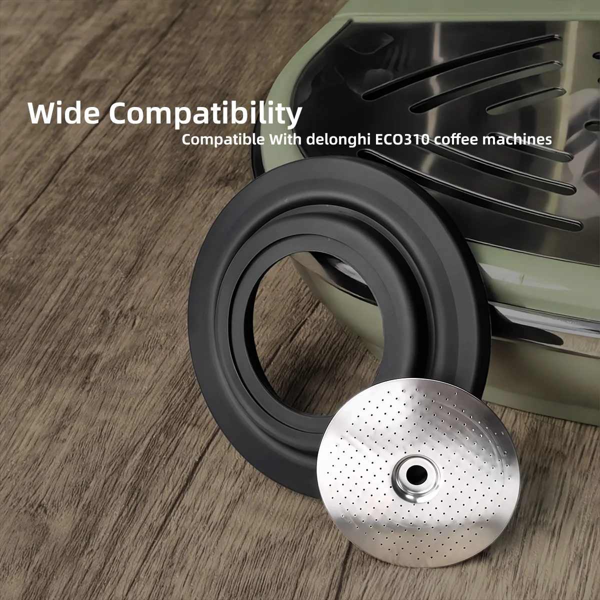 Group-Head Gasket Seal Compatible with DeLonghi ECO310/150/155/200/220/330/260/270/450 Espresso Coffee Machines