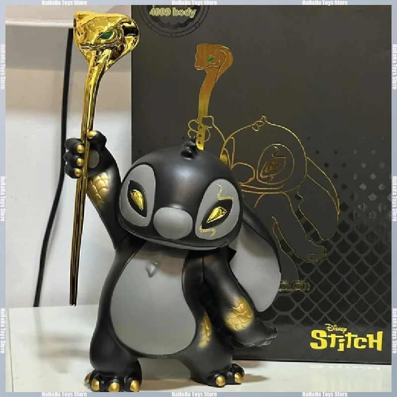 New Genuine Disney Stitch Year Of The Snake Limited Edition Creative Cartoon Action Figure Collection Dolls Toys Gift 2025