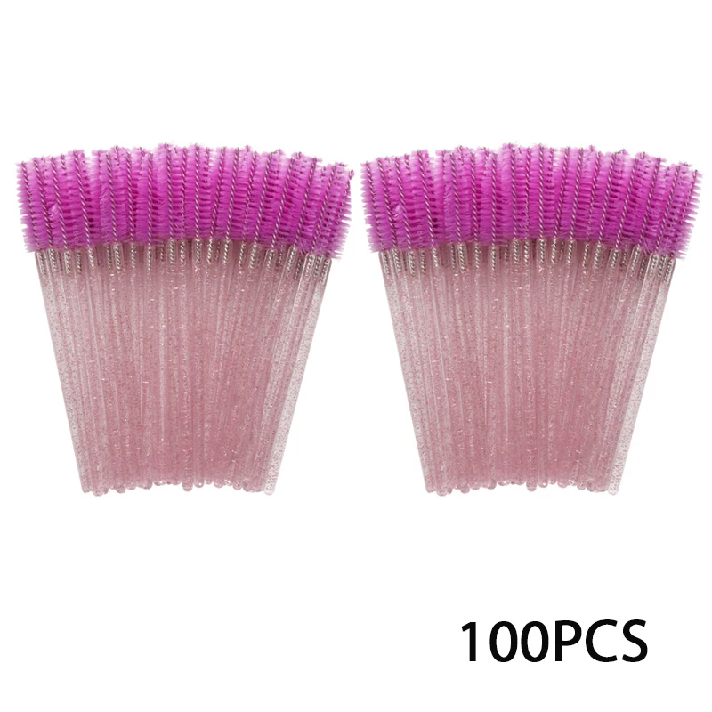 100Pcs  Applicator Spoolers Brush Lashes Extension Eyelash Extension Brushes Eyebrow Mascara Wands Cosmetic Set Makeup Tools gallery 5