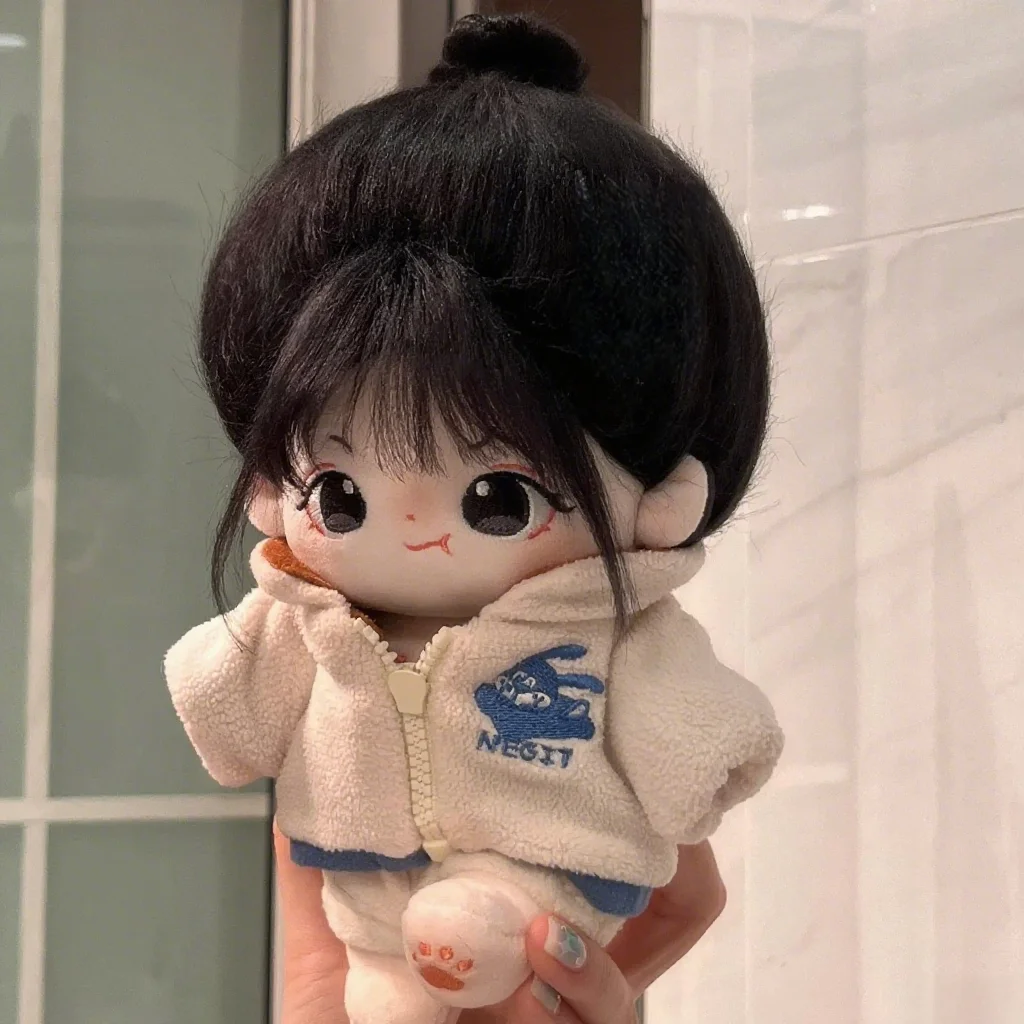 

Модная плюшевая кукла 20 см со сменными нарядами, двухсекционный наряд-монстр, пушистые волосы, плюшевая игрушка без скелета - разноцветная плюшевая игрушка, идеальный подарок для девочек, игровая кукла | Мультяшная тематическая кукла