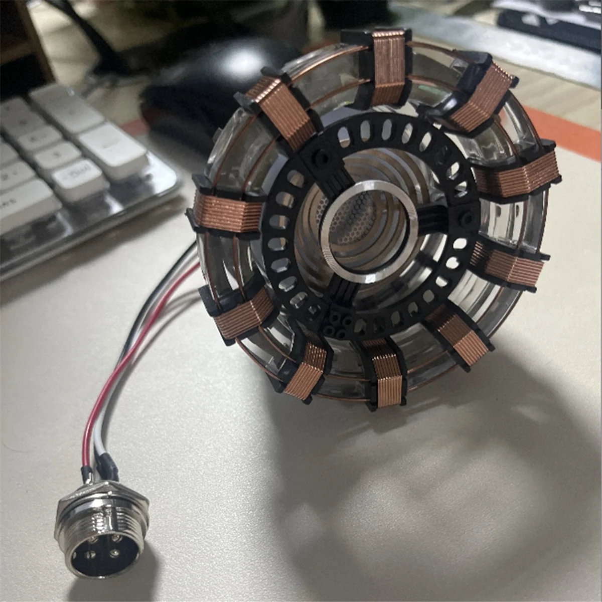 

Arc Reactor Lamp,Superhero Lamp, Multi-Color Cute Table Decoration,Tony Iron Has A Heart, Irons Man Reactor