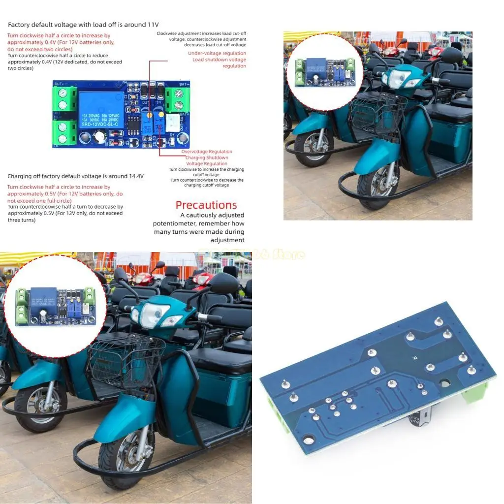 F62C Battery Guard Module Prevents Over Discharge In 12V Charging Systems