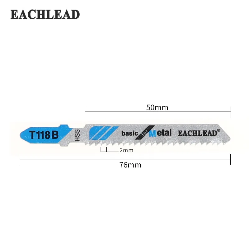 20pcs Jig Saw Blade Set for Wood/ Metal Cutting 20pcs Power Tools Accessories DIY T119BO, T144D, T101B, T118A, T118B MIXED