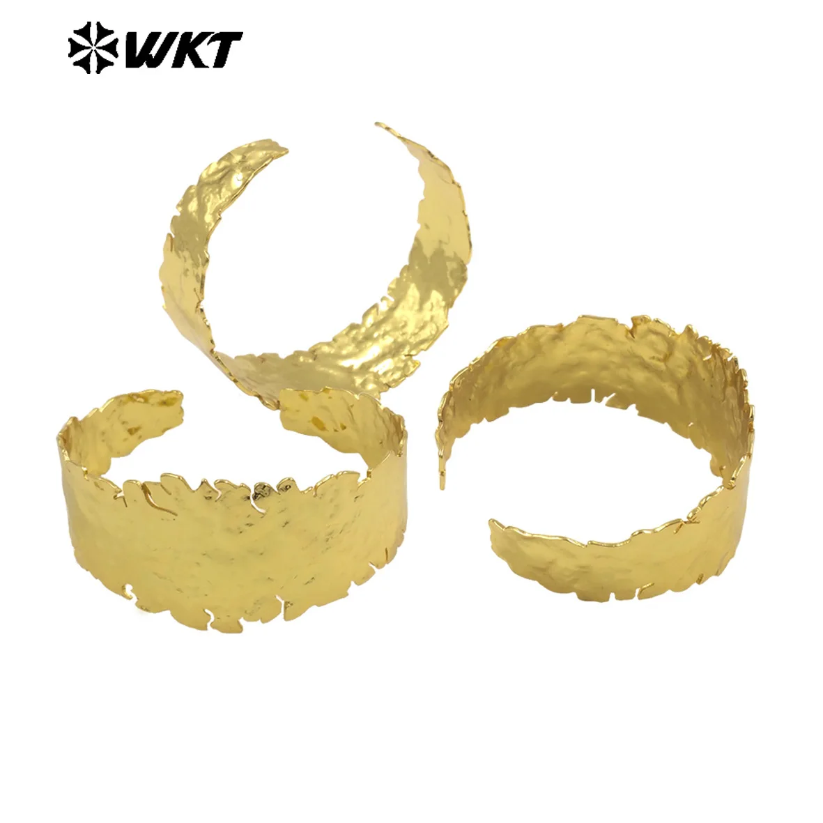 WT-B672 بالجملة حار جديد صغير قابل للتعديل الكفة الإسورة شكل دائري مع 18 كيلو الذهب الحقيقي مطلي للنساء الديكور اليومي #2