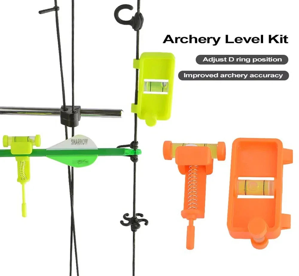 

Compound Bow String Level Combo Archery Bow Tuning Mounting Arrow Level nock Snap on String Hunting Level Combo