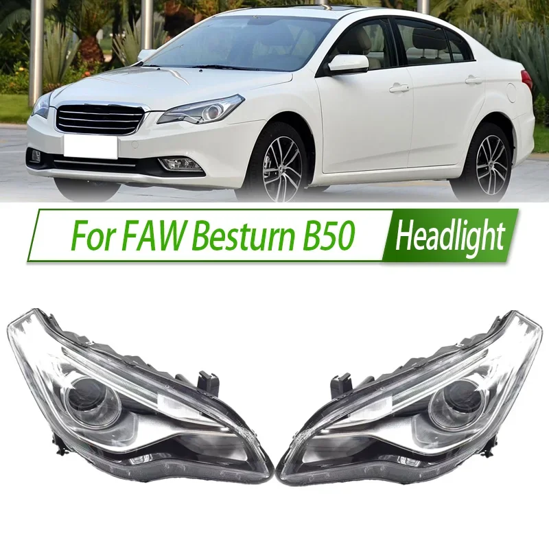 

For FAW Besturn B50 Halogen Headlight Assembly OEM Style Front Headlamp Bulb Socket Plug & Play Replacement