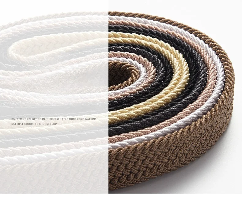 Modischer, elastischer, geflochtener Damengürtel im koreanischen Stil, robustes, geflochtenes Design, vielseitiger dekorativer Gürtel für Studenten, Unisex – Detail 27