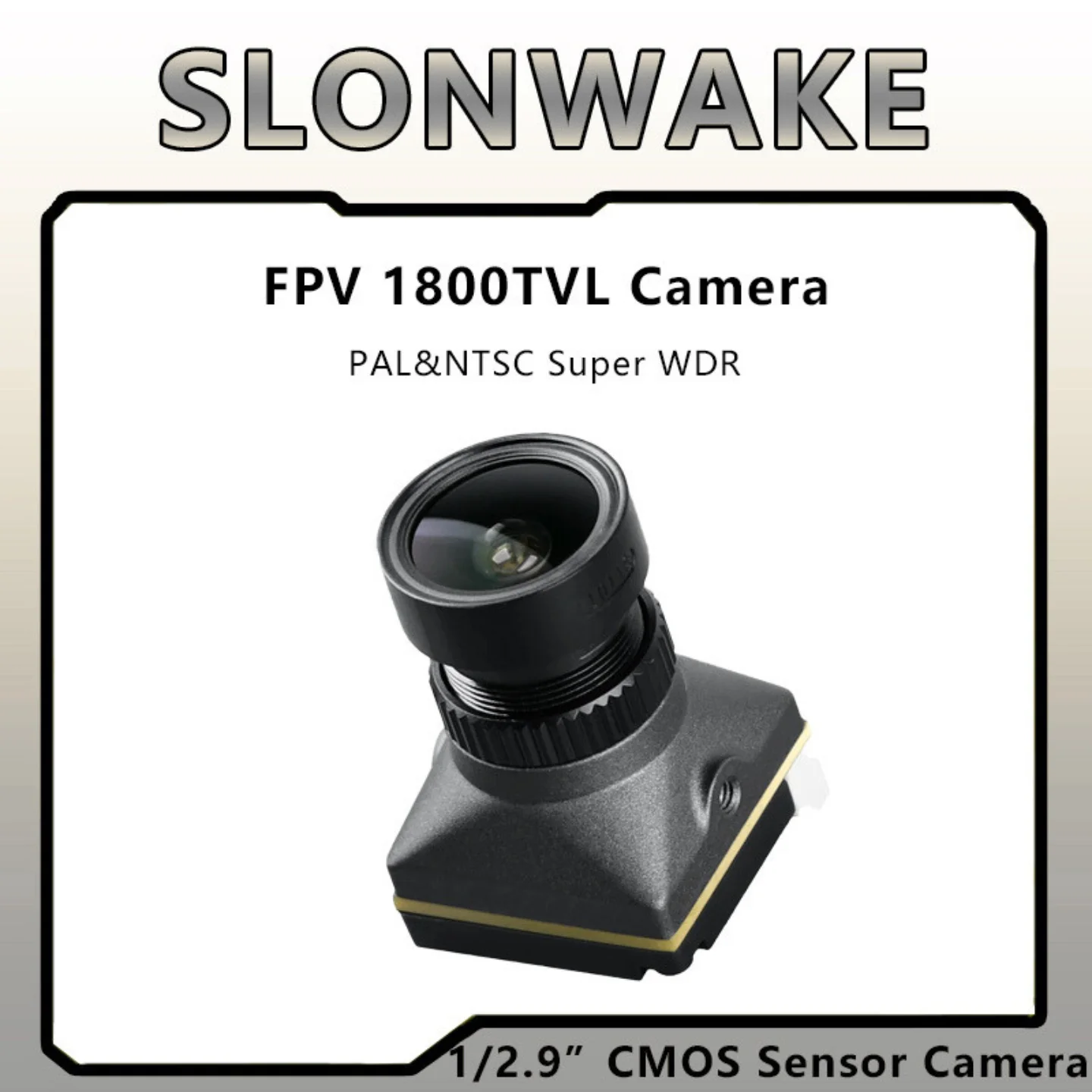 ​ ​ FPV-Drohne 1800TVL Nachtsicht-FPV-Kamera mit 2,8 mm Objektiv 1/2,9 Sensor D-WDR NTSC/PAL umschaltbar für RC FPV Racing Drone