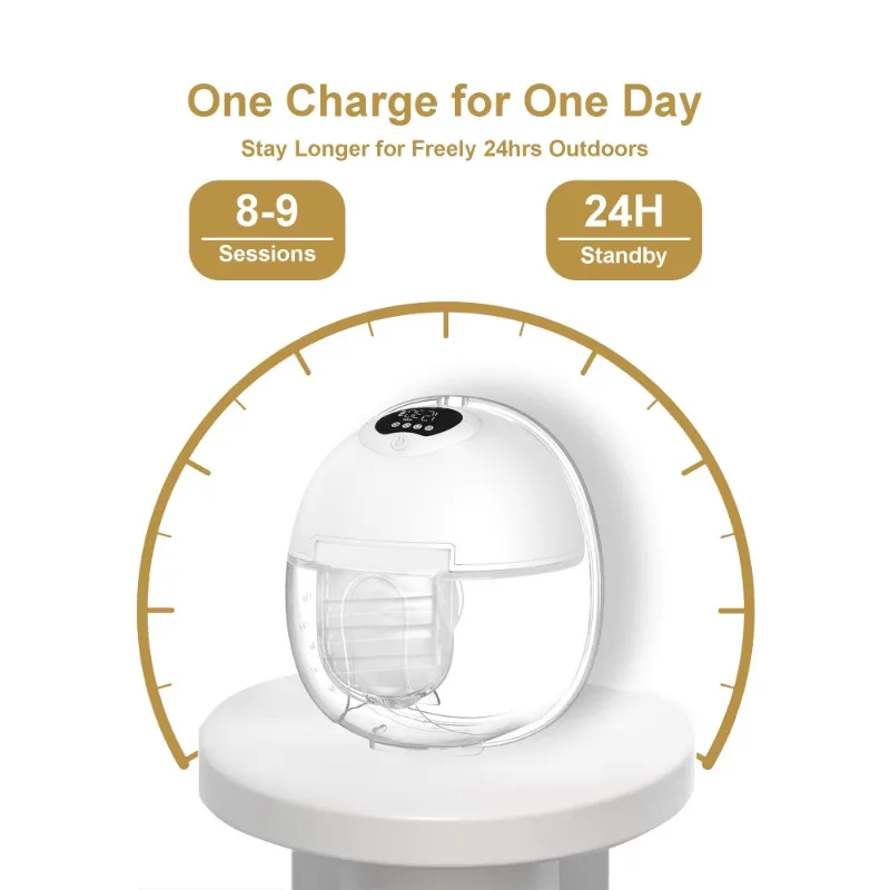 O S39 مضخات الثدي تصنيع الأيدي اللاسلكية المحمولة مضخات الثدي الكهربائية قطعة واحدة يمكن ارتداؤها S39 مضخة الثدي