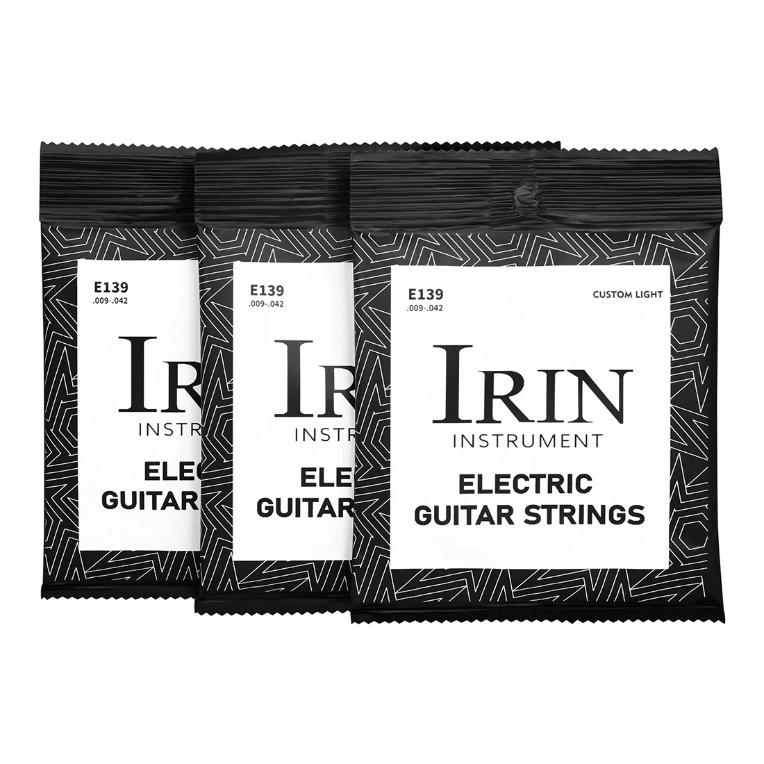 IRIN 1/3 Set Electric Guitar Strings SE10 Hexagonal High Carbon Steel Core Guitar Strings Instrument Replacement Accessories