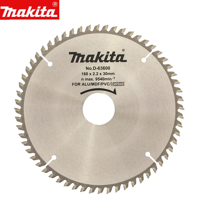 Makita D-63600 Multi Cut TCT Saw Blade Sharp And Wear-resistant Smooth Surface Hard Alloy Disc 160mm x 30mm x 60T