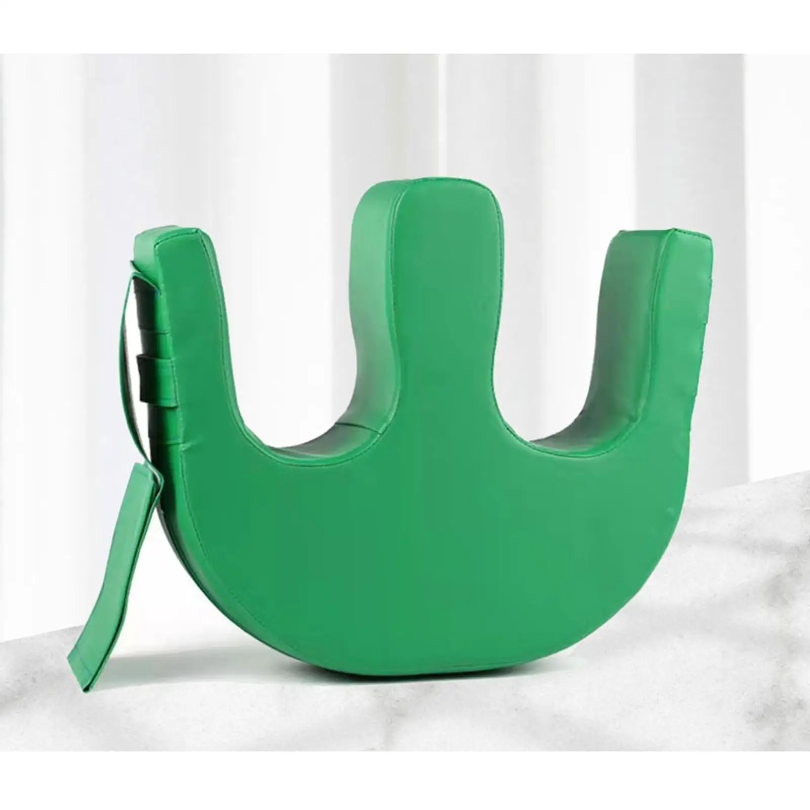 Anti Turnover Cushion for Elderly Bed Rest Waterproof High Density Sponge PU Leather Side Lying Aid with Fixing Strap