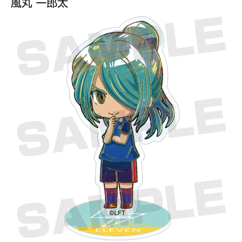Inazuma Eleven Endou Mamoru Q-style Human-shaped Acrylic Figure Stand Model Plate Keychains Desktop Ornament