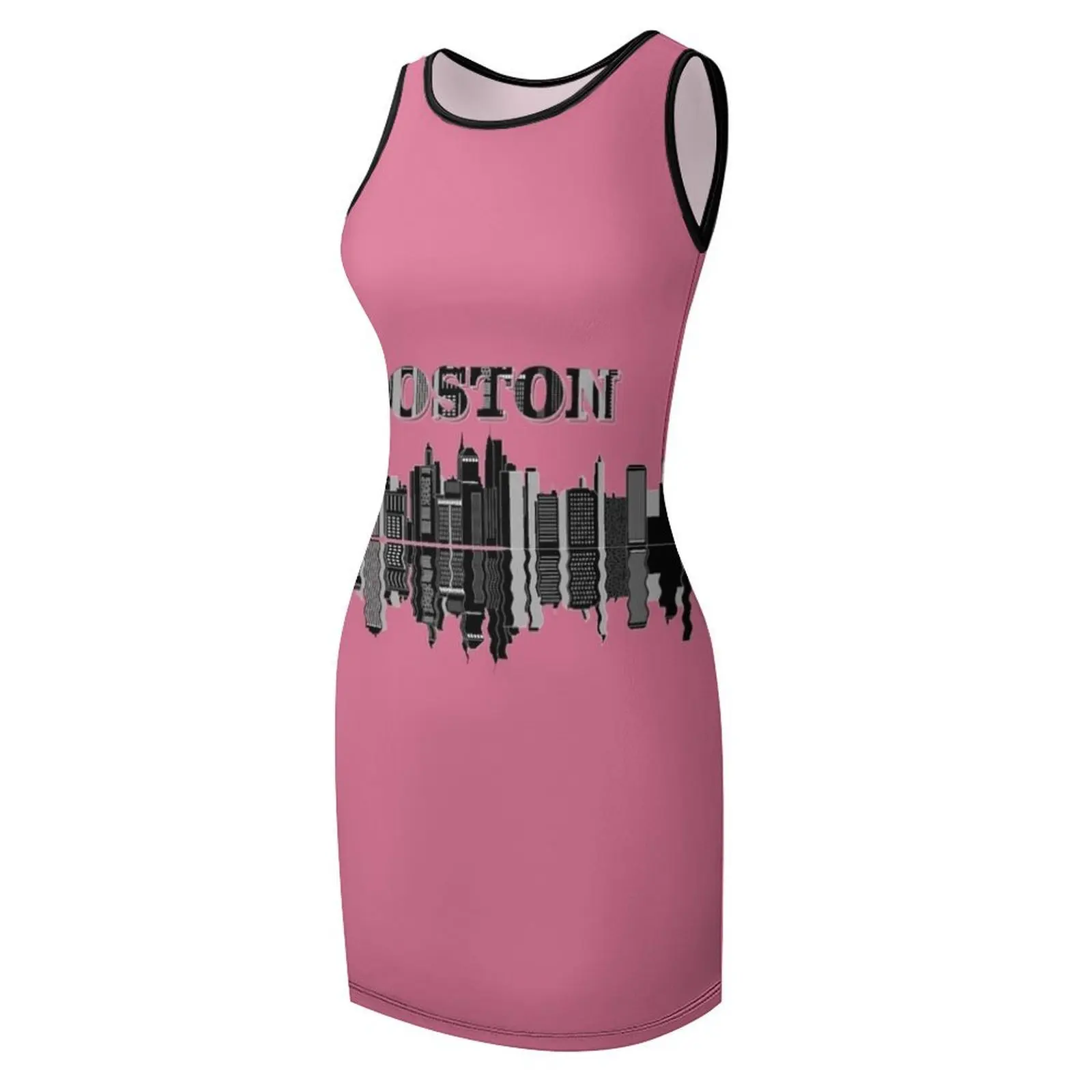 تي شيرت بوسطن والمزيد بدون أكمام فستان سهرة فساتين نسائية فاخرة فساتين سهرة