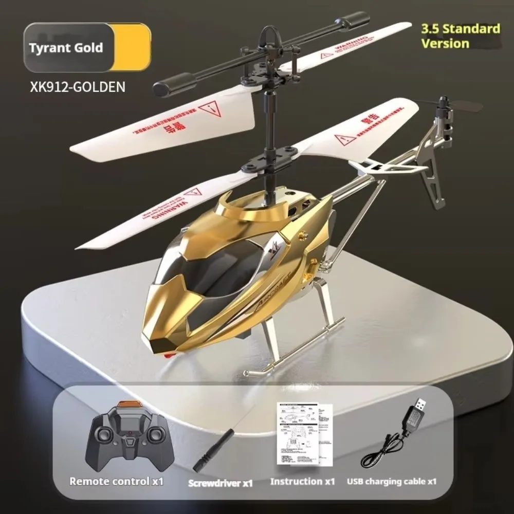 3.5CH RC Helicopter Remote Control Fall Resistant Remote Control Helicopter Light Up Stable Flight Kids Helicopter Toy