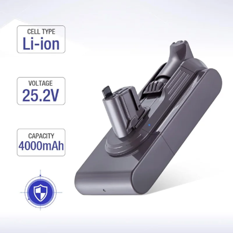 Vacuum Cleaner Battery for Dyson V11 V15, 4000mAh High Efficiency Durable Replacement Battery, Strong Long Lasting New Cells
