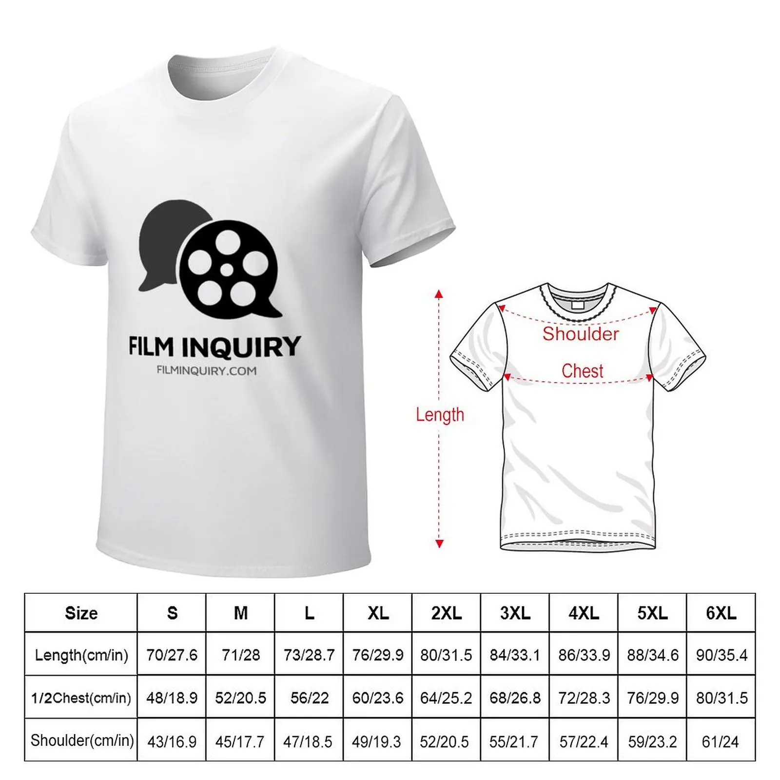 Film Inquiry: New Logo T-shirt sports fans aesthetic clothes hippie clothes mens workout shirts