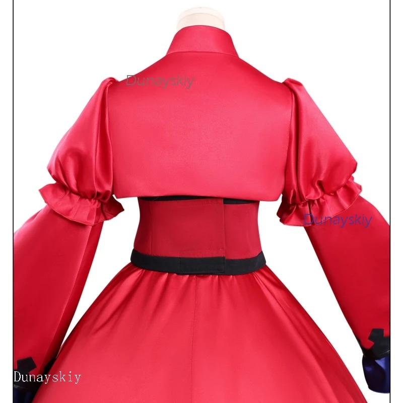 Halloween adultos porque el Santo Grado de Eris Eris Grial Scarlett Undead vestido Anime Cosplay gótico disfraz de mujer