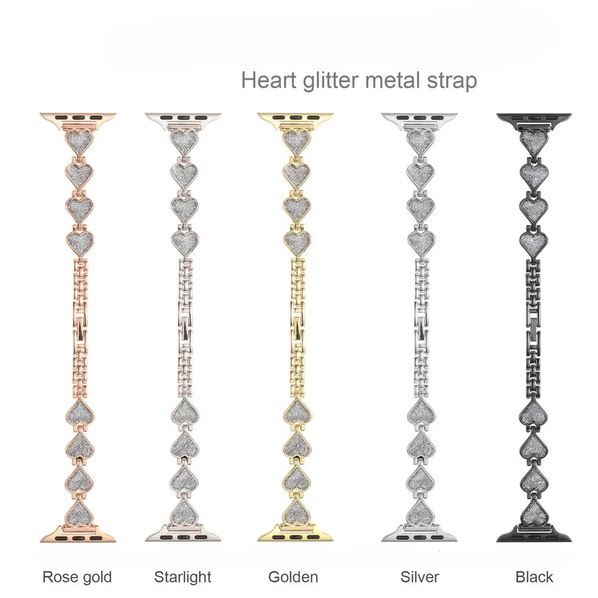 Uhrenarmband für iWatch 42/44/45/46/49 mm 38/40/41 mm Metall-Mode-Uhrenarmband für Uhrenserie Ultra2 Serie 10/9/8/7/6/5/4/3/2/1_voghion.com