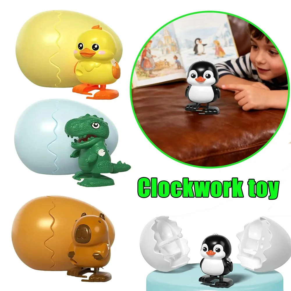 لعبة بطة المشي التفاعلية الممتعة، مجموعة نماذج حيوانات البيض، هدية إبداعية للأطفال، هدايا لحفلات أعياد الميلاد
