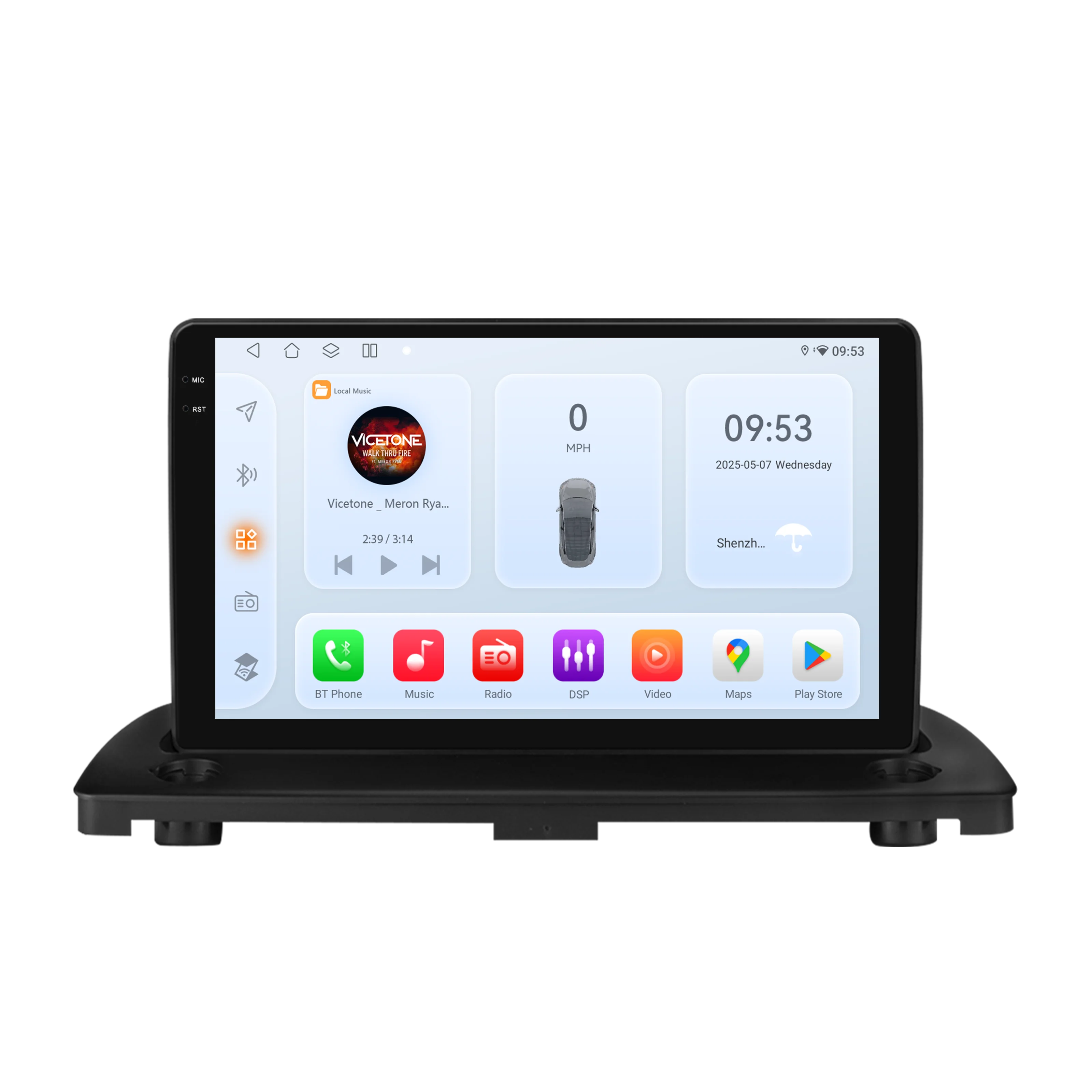 OSSURET Offerta Speciale 2 Din 9'' Navigatore GPS Android 15 Autoradio per Volvo XC90 2004‑2014 Unità Principale Autoradio CarPlay Wireless Android Auto Schermo Touch Intelligente AI SWC DSP Audio