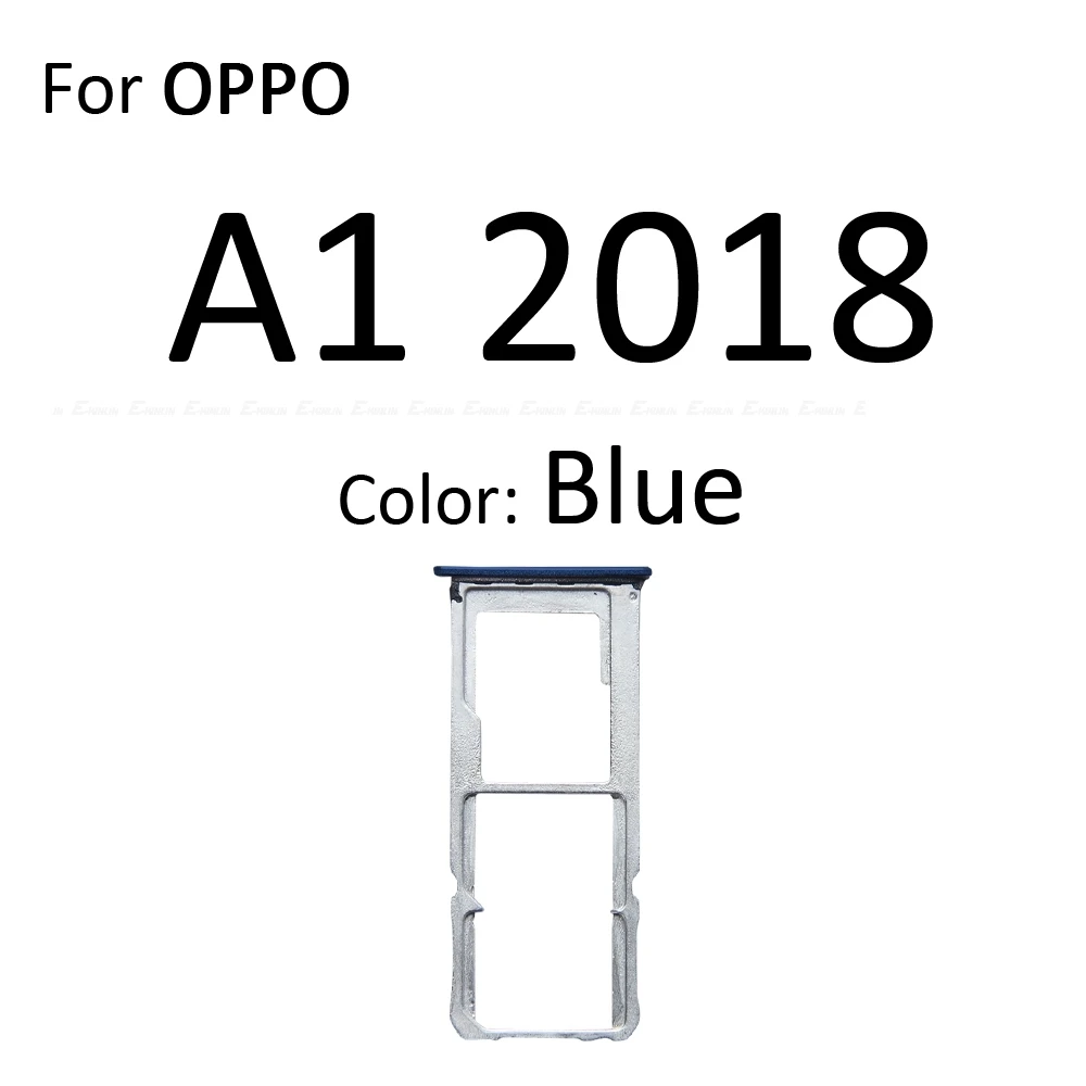 Sim Card Micro SD Card Tray Socket Holder Slot Container Connector Adapter Reader Parts For OPPO A1 2018 Pro 5G A3 A3s
