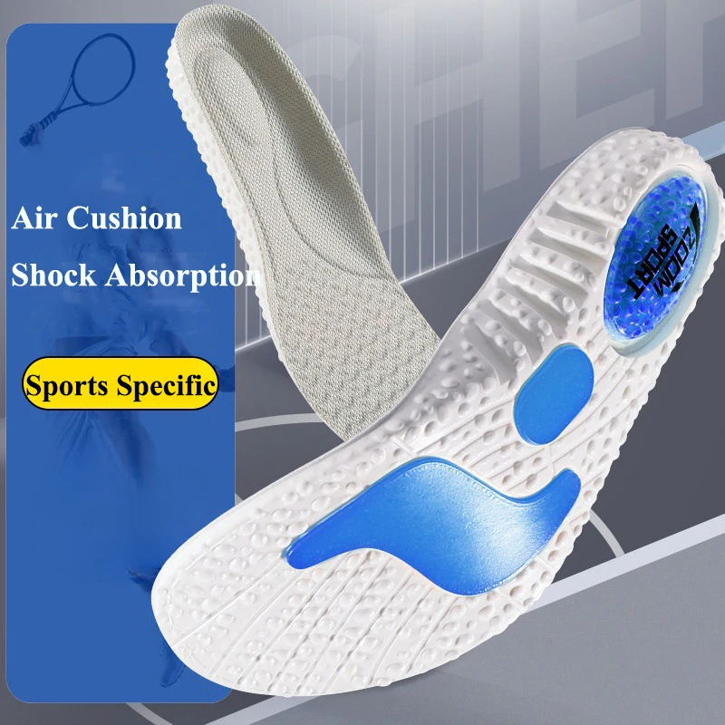 Samrera Sport Inlegzolen Luchtkussen Massage Schok Absorptie Deodorant Ademende Hardloopschoenen Zool Voor Mannen Buiten