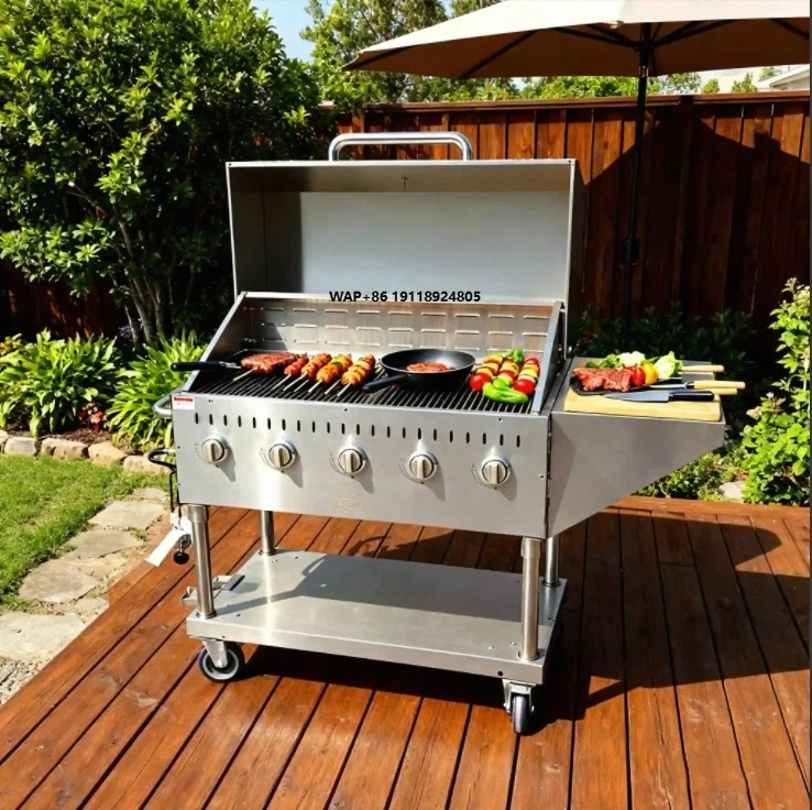 

Core Pro Commercial Stainless Steel BBQ Gas Outdoor Grills for Kitchen Equipment