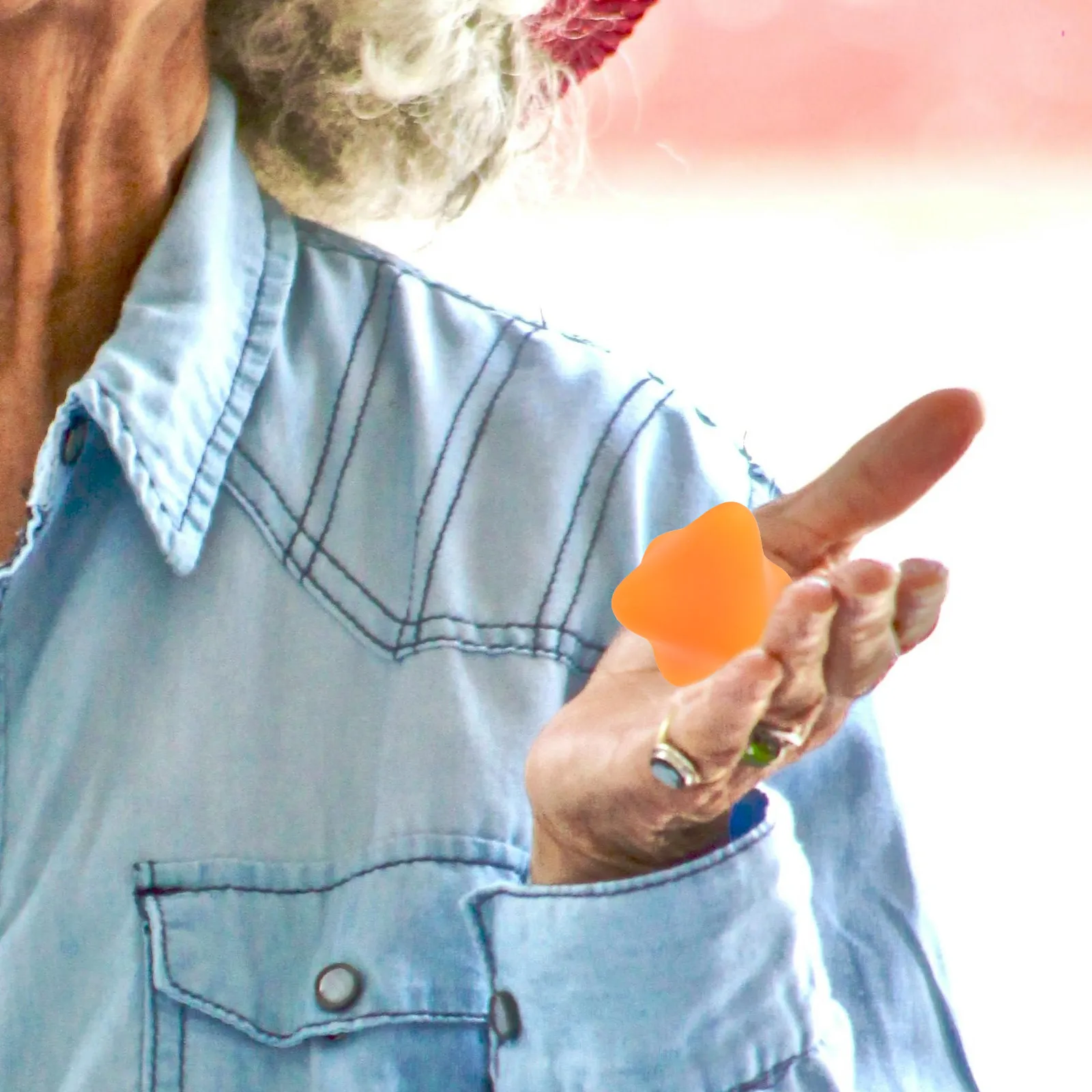 

2Pcs Soft Silicone Hand Exerciser Hexagonal Grip Ball for Improved Hand Strength Convenient Carry Size for Daily Use At Office