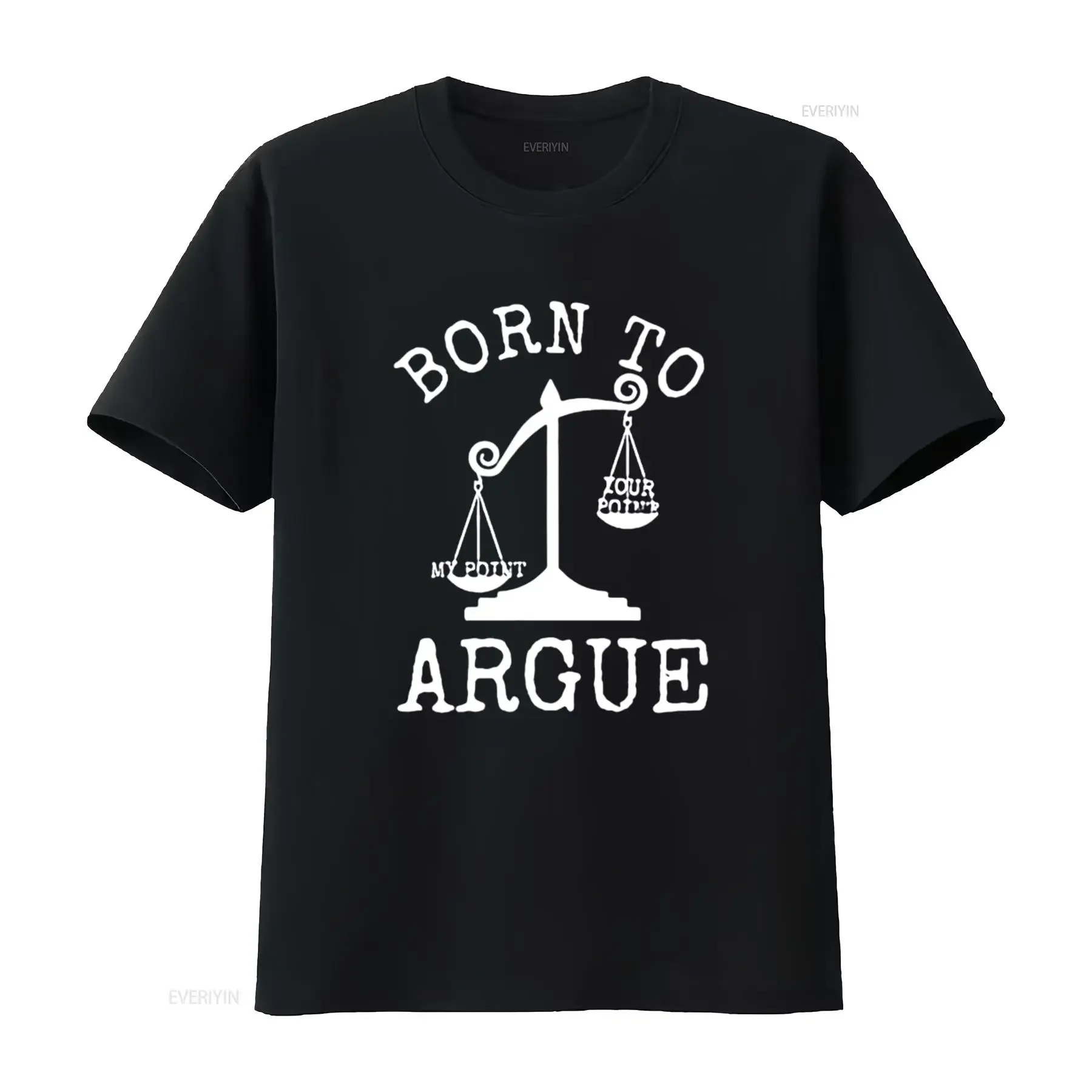 Hommes né pour argue drôle avocat avocat droit étudiant juge t-shirt noir grand vintage lavé légèrement élégant graphique