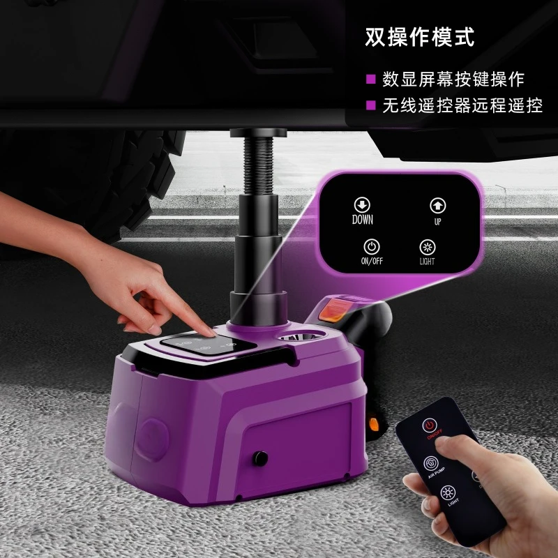 12/21V lithium battery 5T hydraulic car jack, impact wrench wireless remote control