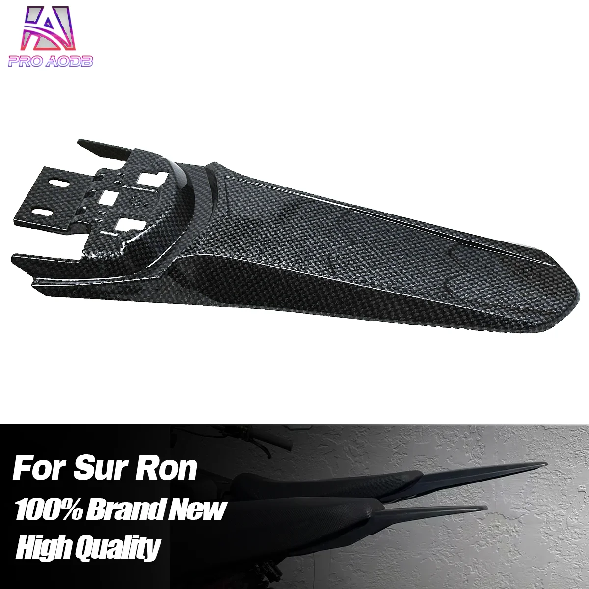 For Light Bee X For SurRon Light Bee S Modified Extended Longer Rear Fender Universal Extra Long Dirt Pit Mudguard Tail Fender