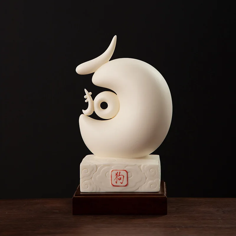 

Ceramic desktop ornaments living room decoration porch TV cabinet handicrafts home accessories zodiac dog