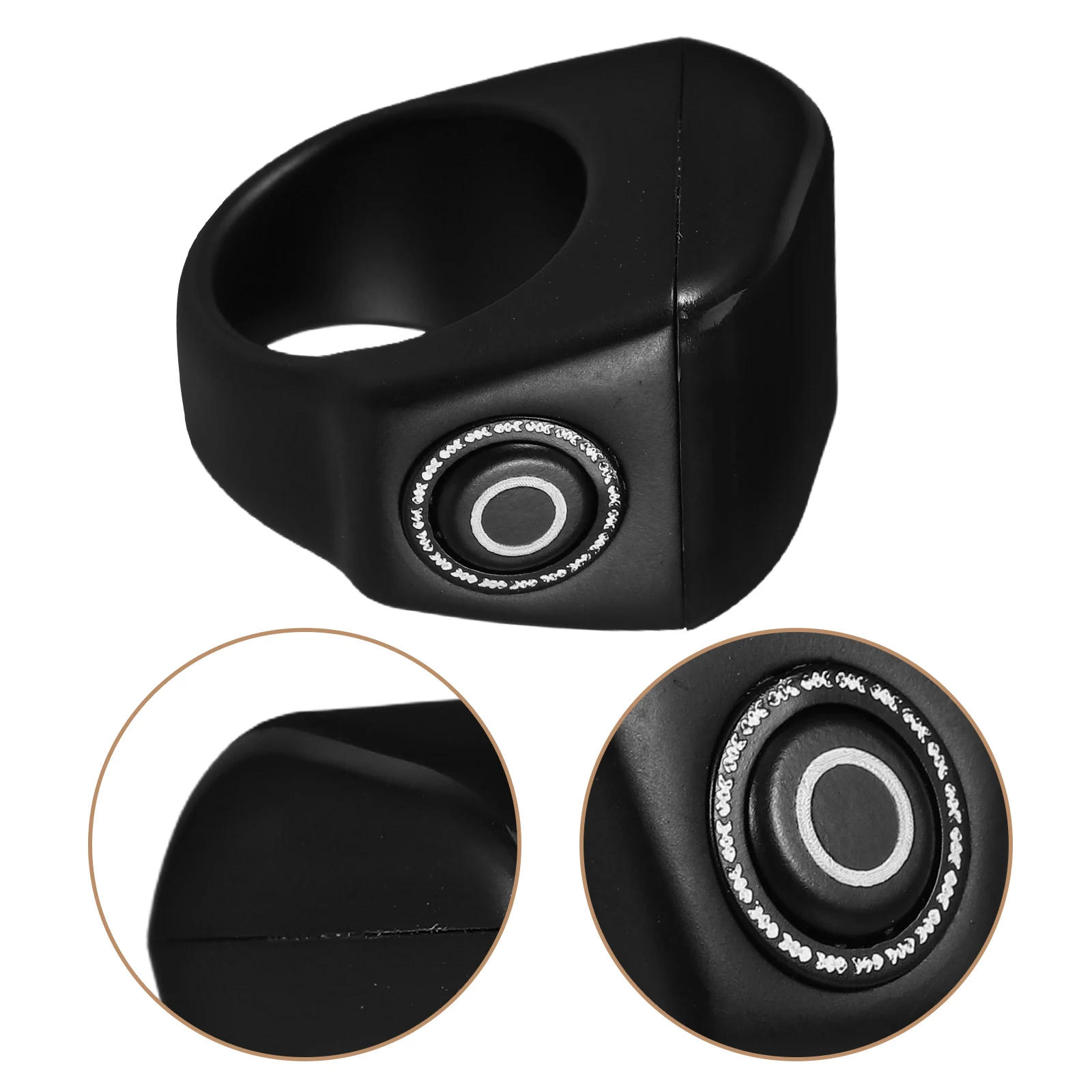 Smart Counting Ring Waterproof Tracker Rechargeable Counter for Women Black Step Handheld Electronic Digital Clicker