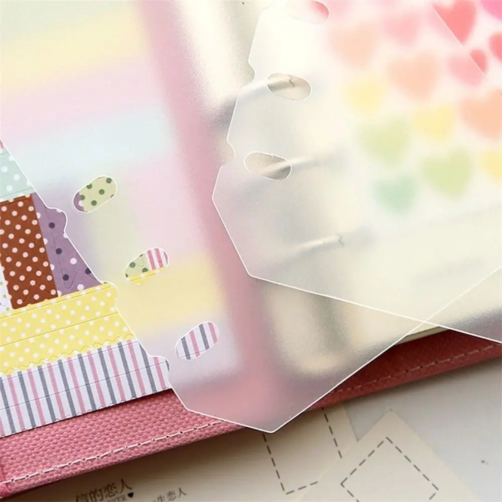 Agenda Board Page A5 A6 A7 B5 A4 Transparent Notebook Divider Binder Organizer Divider Planner Separator Loose-leaf Divider
