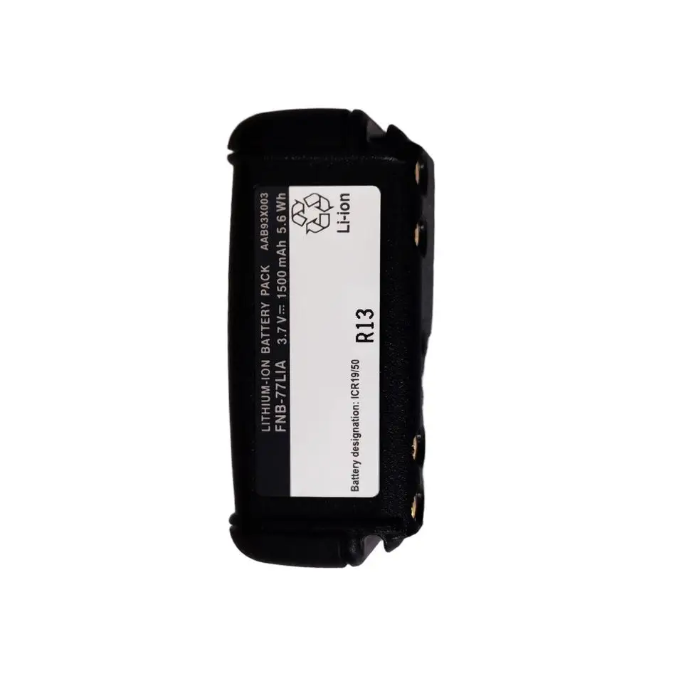 1500mAh Strong Compatibility For Vertex Standard Fnb-77LIA Walkie-Talkie Battery Environmentally Friendly