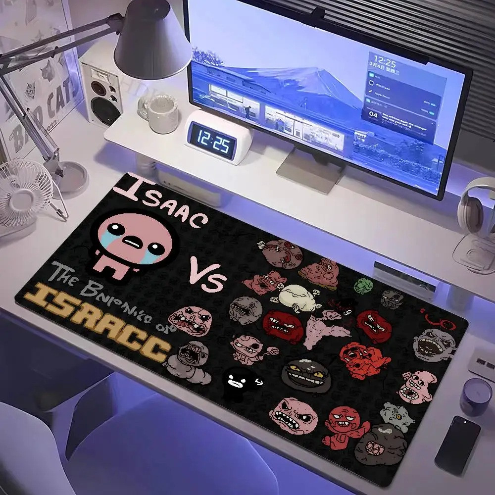 The Binding Of Isaac Mousepad Gamer Gaming Keyboard Pad Computer Accessories Deskmat Mouse Mats Rubber Mat Pc Cabinet Mausepad