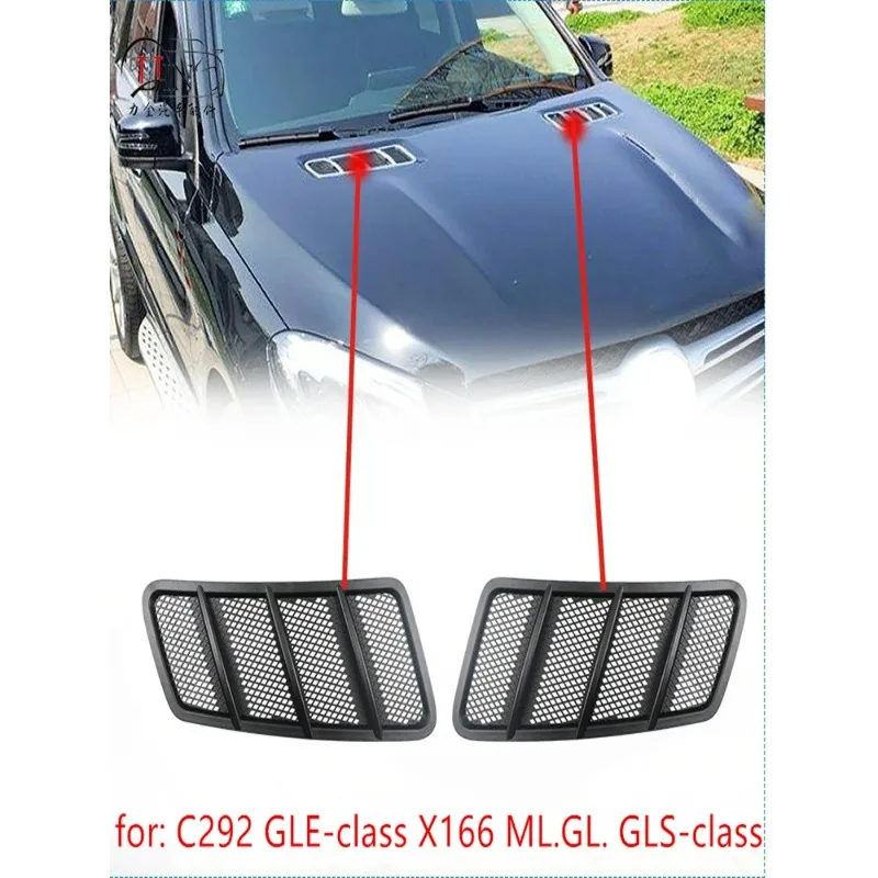 OEM;A1668800105 A1668800205 Fit for Benz W166 GL350 GL450 GLS450 ML350 ML400 GLE320 GLE400 Left or Right Hood Air Vent Grille