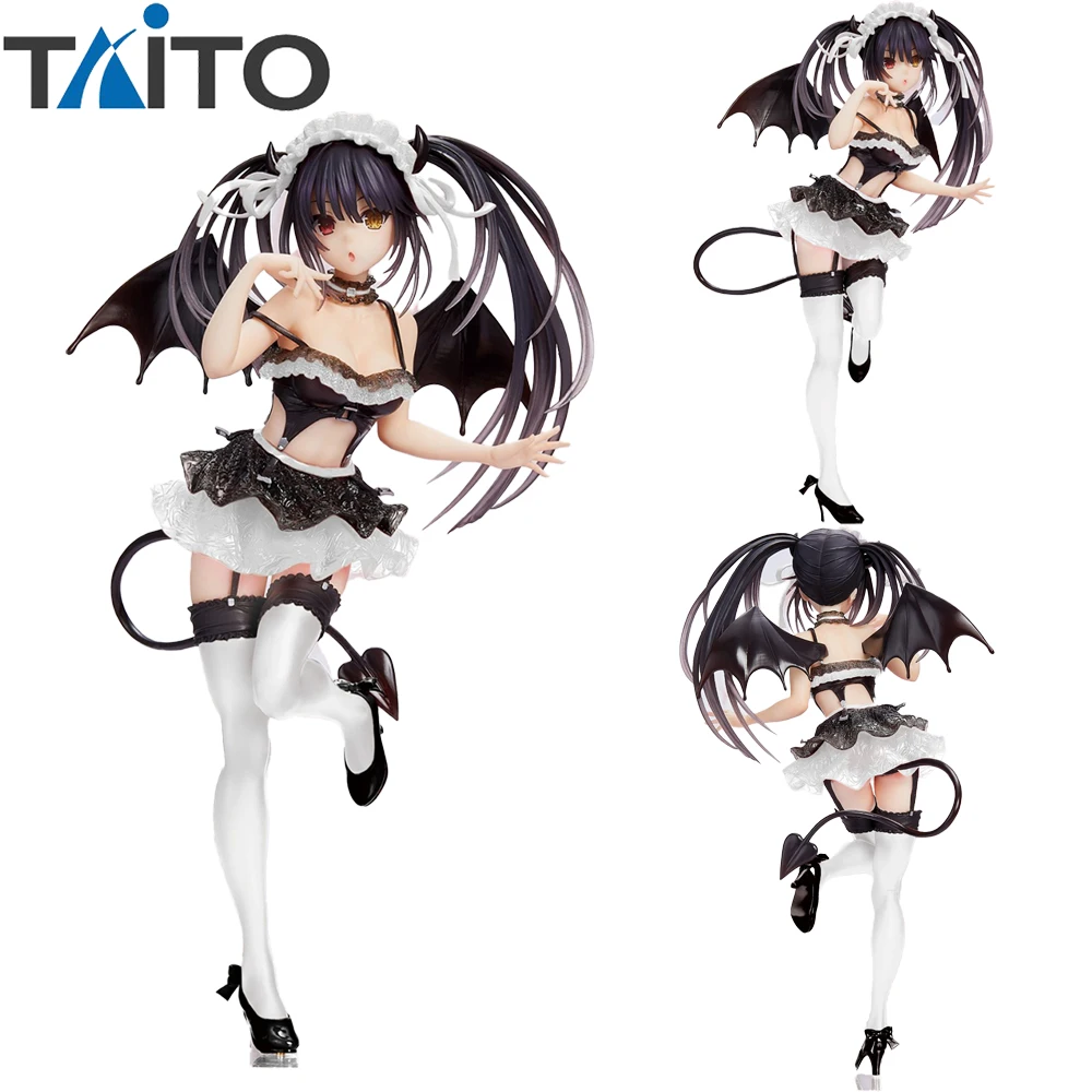 In Stock Original Taito Coreful Figure Date A Live Tokisaki Kurumi Renewal Shouakuma Ver. Anime Girls Figures Model Toys Gifts