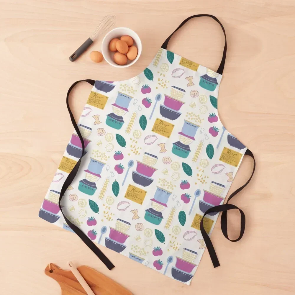 Pasta and Pyrex Apron with pockets women's kitchens House Things For Home And Kitchen Apron