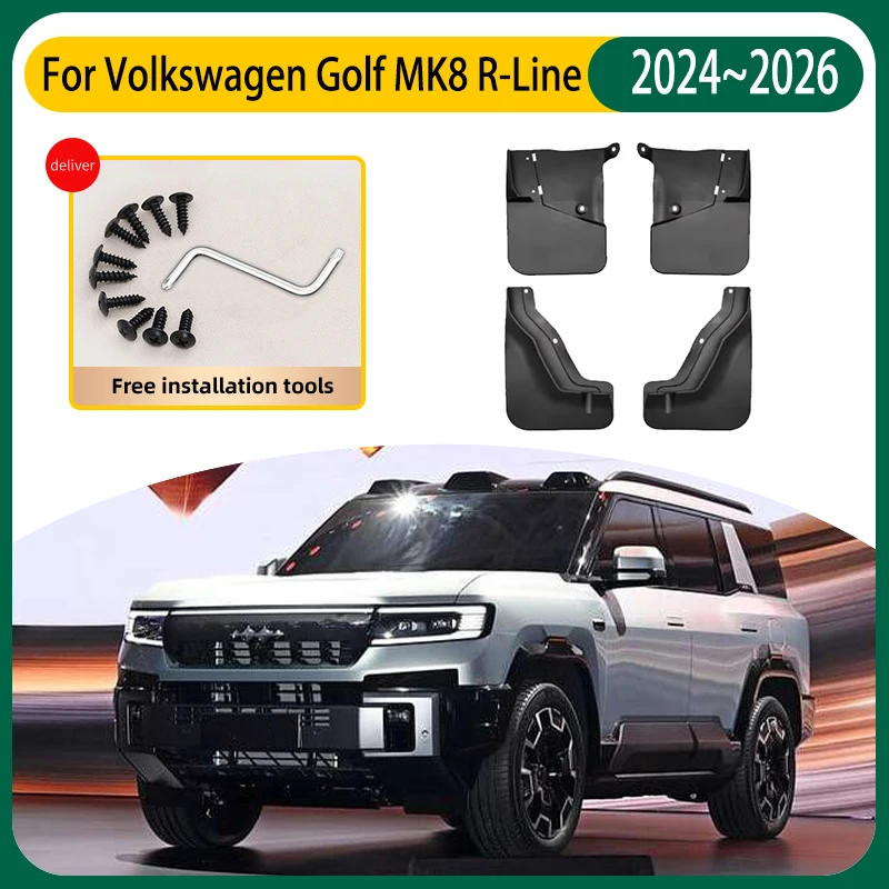 

Car Mud Flaps For Fang Cheng Bao Leopard 8 Denza B8 2024 2025 2026 Front Mudflap Splash Guard Rear Mudguards Fenders Accessories