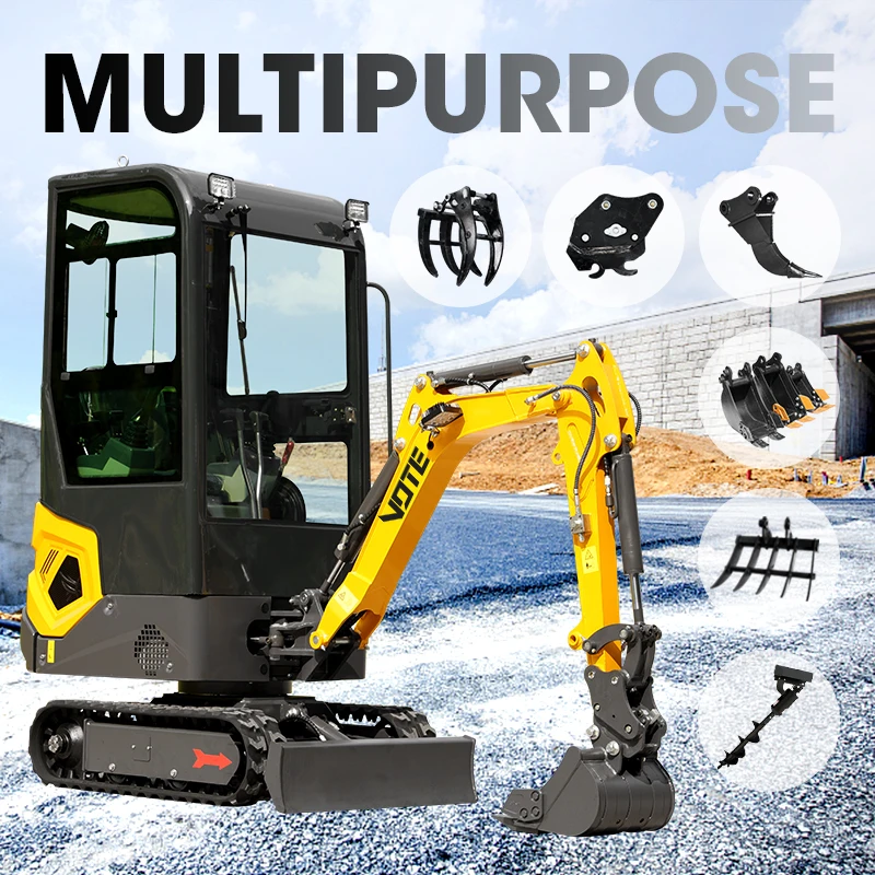 آلات تحريك الأرض شهادة CE أسعار حفارة صغيرة رخيصة حفارة مزرعة للبيع 3 طن 2 طن 1 طن حفارات صغيرة #3