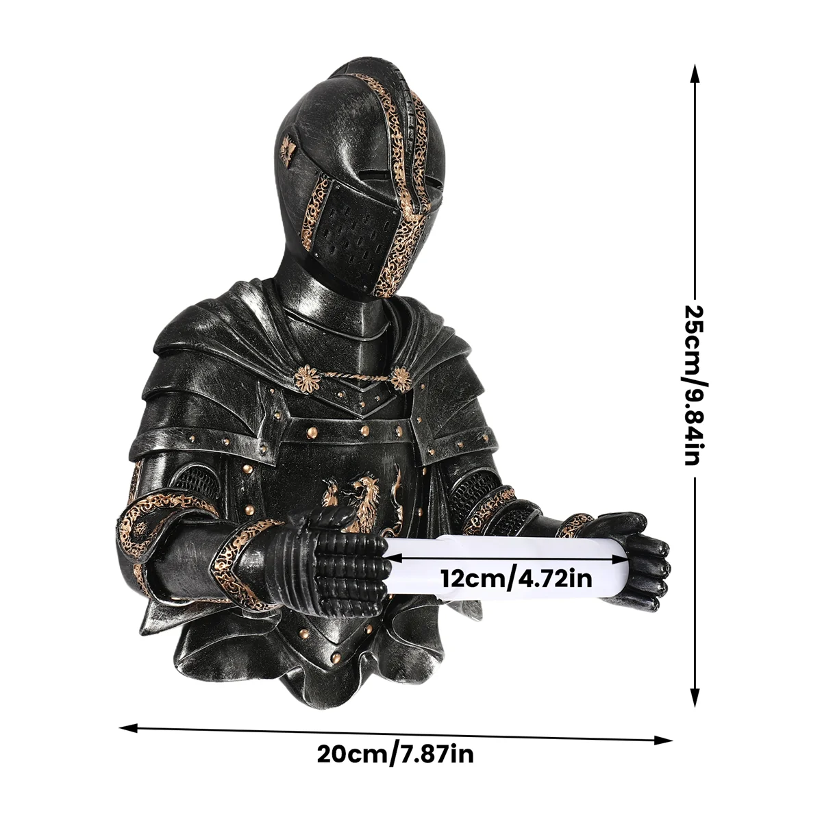 

knight helmet Toilet Paper Holders Roll Medieval Statue Knight to Remember Gothic Bathroom Decor Paper Towel Holder