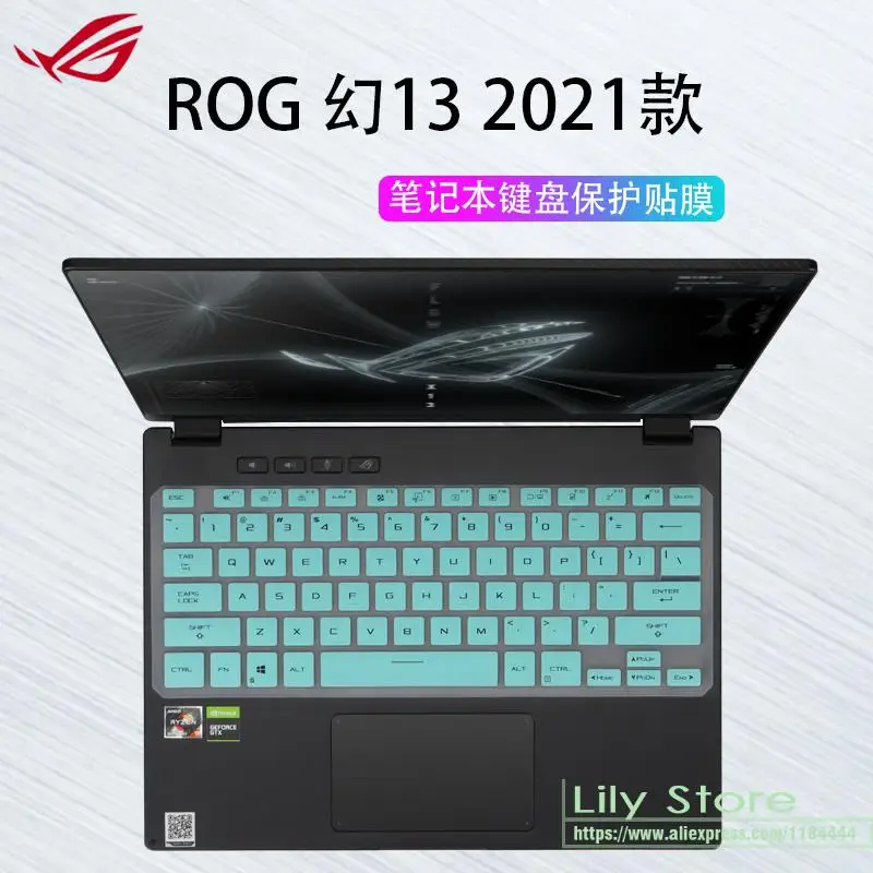 Silicone skin Protector laptop Keyboard Cover for ASUS ROG Flow X13 GV301QE GV301Q GV301RE GV301QH GV301 QE QH PV301 13 13.4