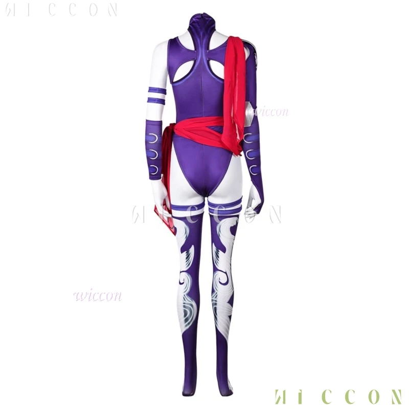 2025 Mv المنافسين Psylocke ساي تأثيري حلي شعر مستعار أنيمي لعبة الملابس موحدة هالوين مثير تأثيري المرأة الانتقام دعوى ملحمة O